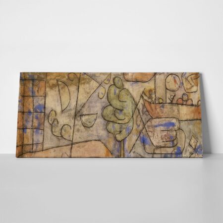 Πίνακας Πανοραμικός σε καμβά PAUL KLEE - ON THE RIVER - Paul Klee