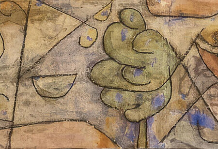 Πίνακας Πανοραμικός σε καμβά PAUL KLEE - ON THE RIVER - Paul Klee Sticky 5
