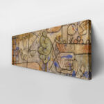 Πίνακας Πανοραμικός σε καμβά PAUL KLEE - ON THE RIVER
