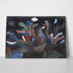 Πινακας σε καμβά PAUL KLEE - PICTURE OF A GARDEN IN DARK COLOURS
