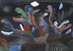 Πινακας σε καμβά PAUL KLEE - PICTURE OF A GARDEN IN DARK COLOURS
