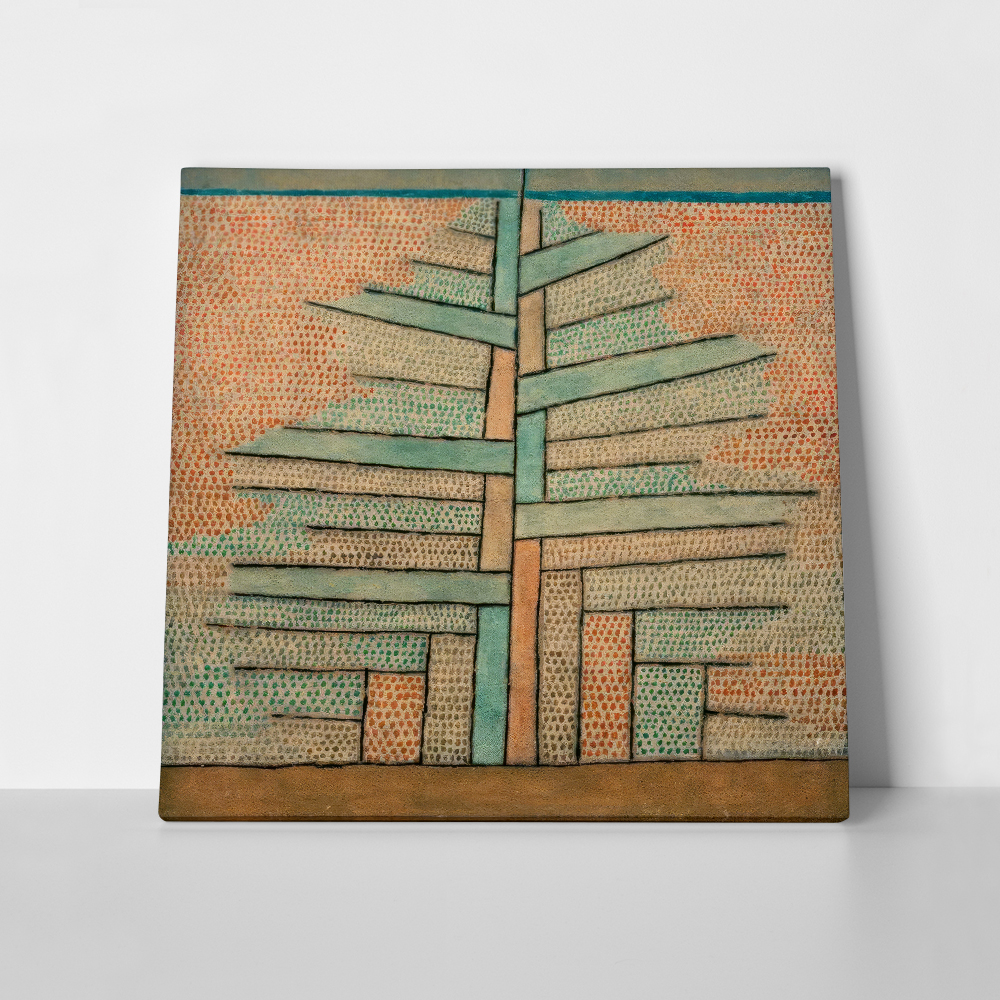 Πίνακας σε καμβά PAUL KLEE - PINE TREE