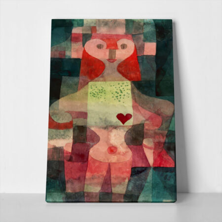 Πινακας σε καμβά PAUL KLEE - QUEEN OF HEARTS - Paul Klee