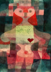 Πινακας σε καμβά PAUL KLEE - QUEEN OF HEARTS