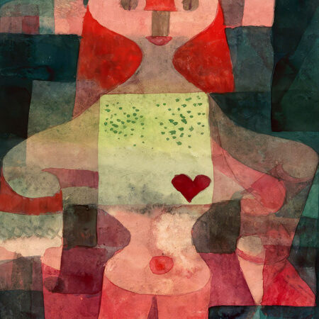 Πινακας σε καμβά PAUL KLEE - QUEEN OF HEARTS - Paul Klee Sticky 5