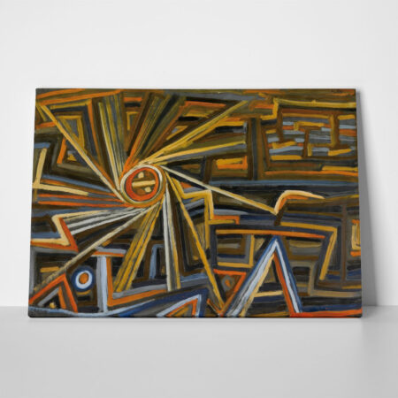 Πινακας σε καμβά PAUL KLEE - RADIATION AND ROTATION - Paul Klee
