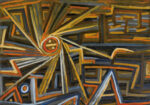 Πινακας σε καμβά PAUL KLEE - RADIATION AND ROTATION