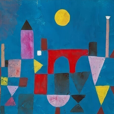 Πινακας σε καμβά PAUL KLEE - RED BRIDGE - Paul Klee Sticky 5