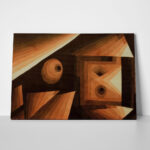 Πινακας σε καμβά PAUL KLEE - RED GRADATION
