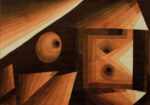 Πινακας σε καμβά PAUL KLEE - RED GRADATION