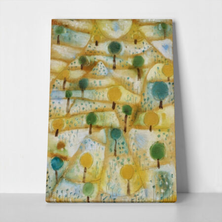 Πινακας σε καμβά PAUL KLEE - SMALL RYTHMIC LANDSCAPE - Paul Klee