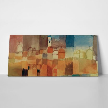 Πίνακας Πανοραμικός σε καμβά PAUL KLEE - VIEW OF KAIROUAN - Paul Klee