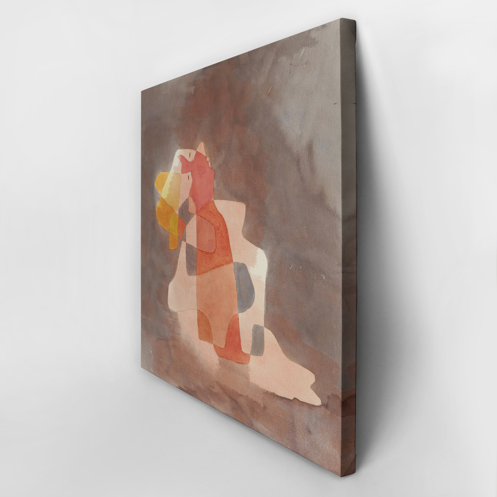 Πίνακας σε καμβά PAUL KLEE - WOMAN LEANING BACK