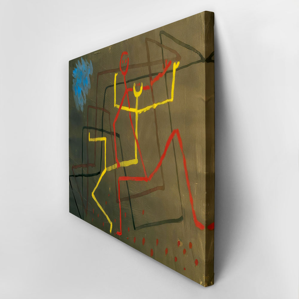 Πινακας σε καμβά PAUL KLEE - YELLOW SUCCUMBS