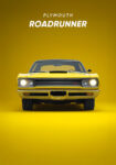 Πινακας σε καμβά PLYMOUTH ROADRUNNER