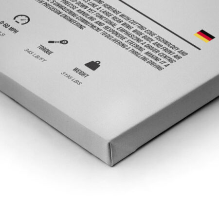 Πινακας σε καμβά PORSCHE 911 GT3 RS WHITE - Αυτοκινητα Sticky 1