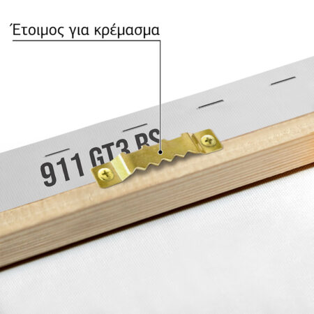 Πινακας σε καμβά PORSCHE 911 GT3 RS WHITE - Αυτοκινητα Sticky 4