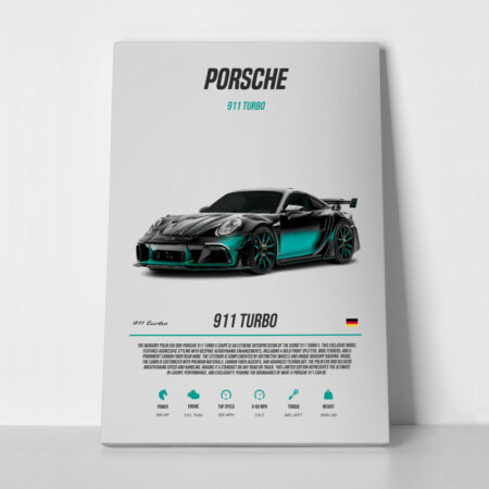 Πινακας σε καμβά PORSCHE 911 TURBO IMPERIAL - Αυτοκινητα