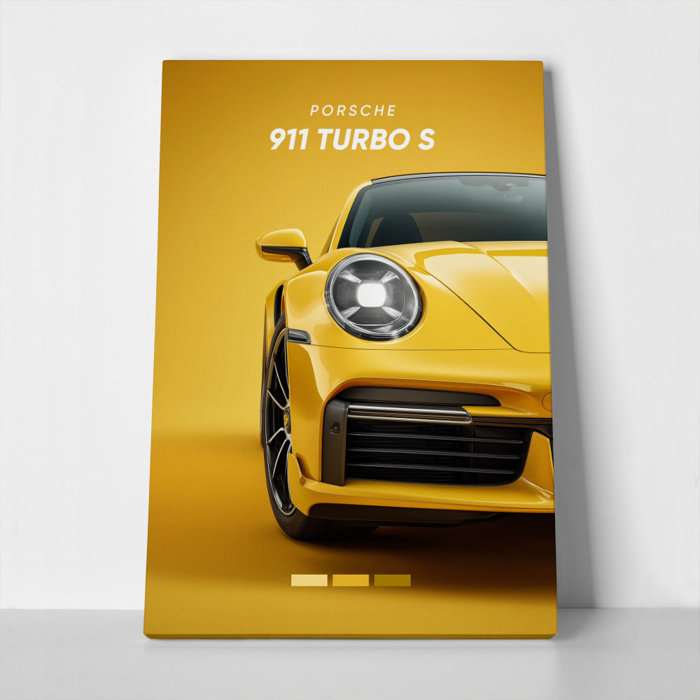 Πινακας σε καμβά PORSCHE 911 TURBO S