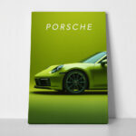 Πινακας σε καμβά PORSCHE GREEN