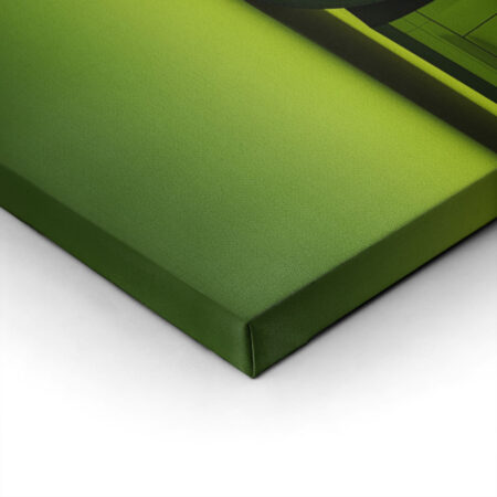 Πινακας σε καμβά PORSCHE GREEN - Αυτοκινητα Sticky 1