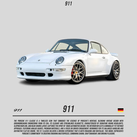 Πινακας σε καμβά PORSCHE MINIMAL SPECS - Αυτοκινητα Sticky 5