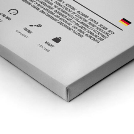Πινακας σε καμβά PORSCHE MINIMAL SPECS - Αυτοκινητα Sticky 1