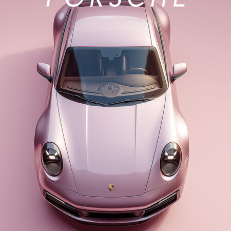 Πινακας σε καμβά PORSCHE PINK - Αυτοκινητα Sticky 5