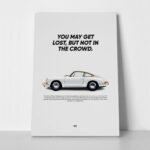 Πινακας σε καμβά PORSCHE QUOTE