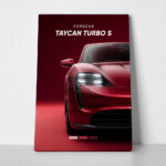 Πινακας σε καμβά PORSCHE TAYCAN TURBO S