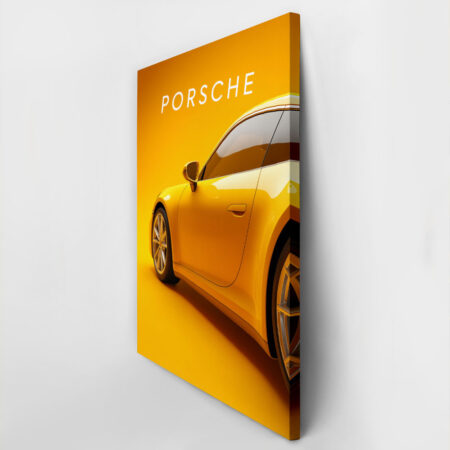 Πινακας σε καμβά PORSCHE YELLOW - Αυτοκινητα Sticky 2