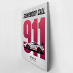 Πινακας σε καμβά SOMEBODY CALL 911