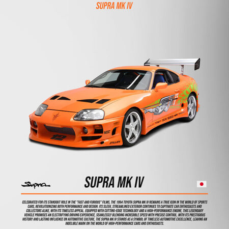 Πινακας σε καμβά SUPRA MK IV - Αυτοκινητα Sticky 5