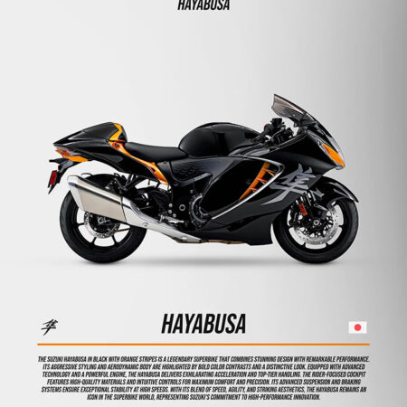 Πινακας σε καμβά SUZUKI HAYABUSA IMPERIAL - Μηχανες Sticky 5