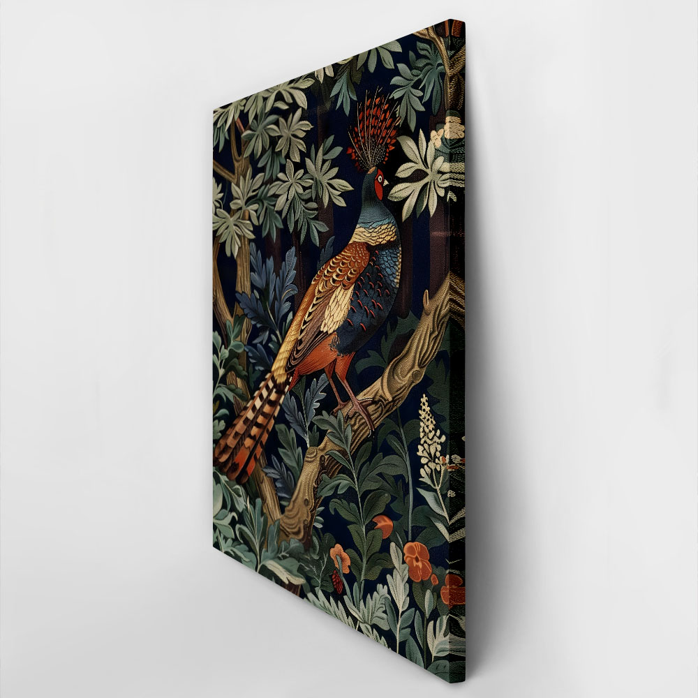 Πινακας σε καμβά WILLIAM MORRIS - PHEASANT