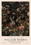 Πινακας σε καμβά WILLIAM MORRIS - RABBITS 3