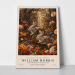Πινακας σε καμβά WILLIAM MORRIS - RABBITS 4