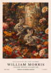 Πινακας σε καμβά WILLIAM MORRIS - RABBITS 4