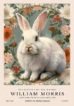 Πινακας σε καμβά WILLIAM MORRIS - RABBITS 5