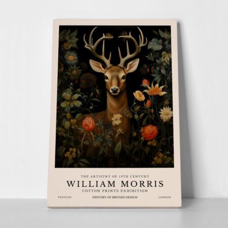 Πινακας σε καμβά WILLIAM MORRIS - REINDEER 2 - William Morris