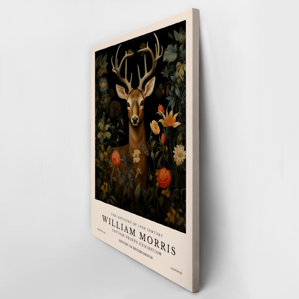 Πινακας σε καμβά WILLIAM MORRIS - REINDEER 2