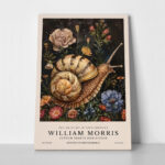 Πινακας σε καμβά WILLIAM MORRIS - SNAIL