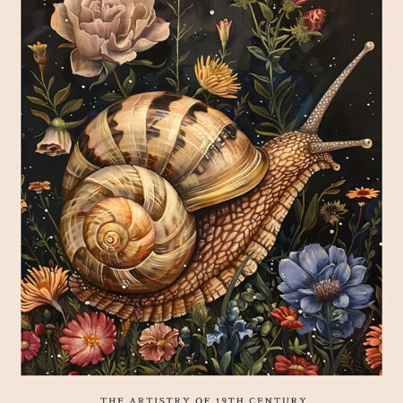 Πινακας σε καμβά WILLIAM MORRIS - SNAIL - William Morris Sticky 5
