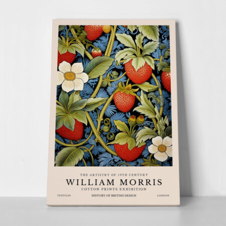 Πινακας σε καμβά WILLIAM MORRIS - STRAWBERRY - William Morris
