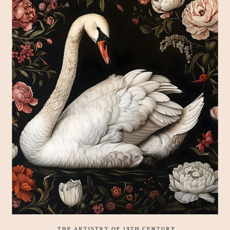 Πινακας σε καμβά WILLIAM MORRIS - SWAN - William Morris Sticky 5