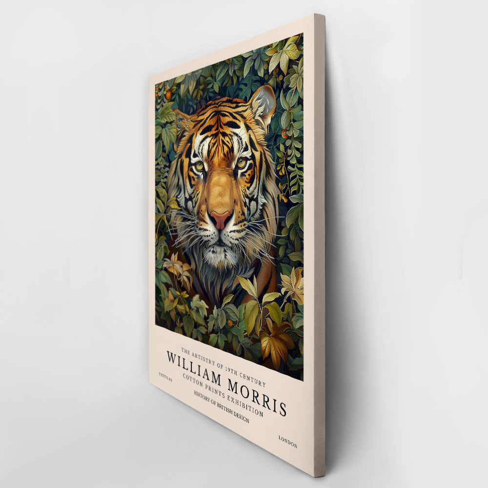 Πινακας σε καμβά WILLIAM MORRIS - TIGER