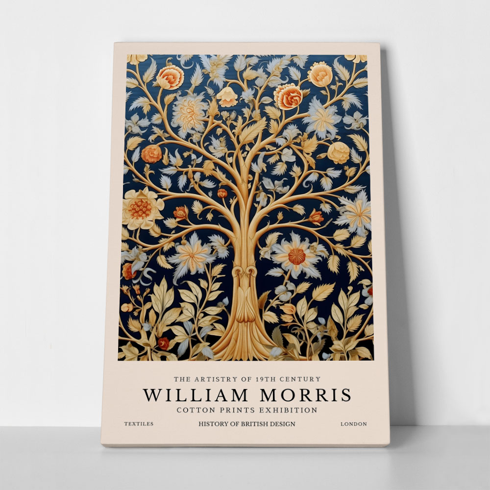 Πινακας σε καμβά WILLIAM MORRIS - TREE OF LIFE 2