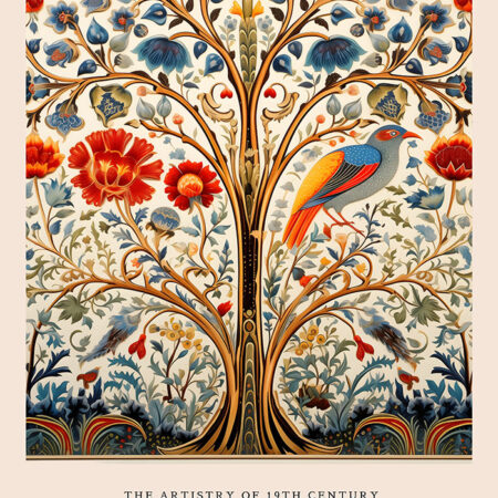 Πινακας σε καμβά WILLIAM MORRIS - TREE OF LIFE 5 - William Morris Sticky 5