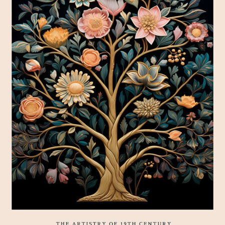 Πινακας σε καμβά WILLIAM MORRIS - TREE OF LIFE 6 - William Morris Sticky 5