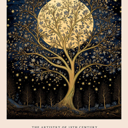 Πινακας σε καμβά WILLIAM MORRIS - TREE - William Morris Sticky 5